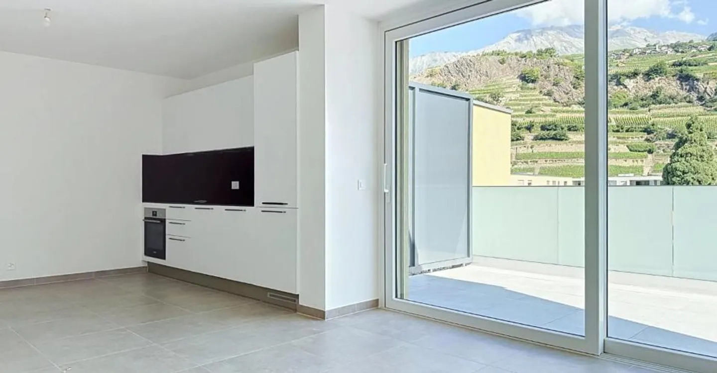 In affitto a Uvrier grande attico di 2.5 locali con terrazza - Foto 4 di 12