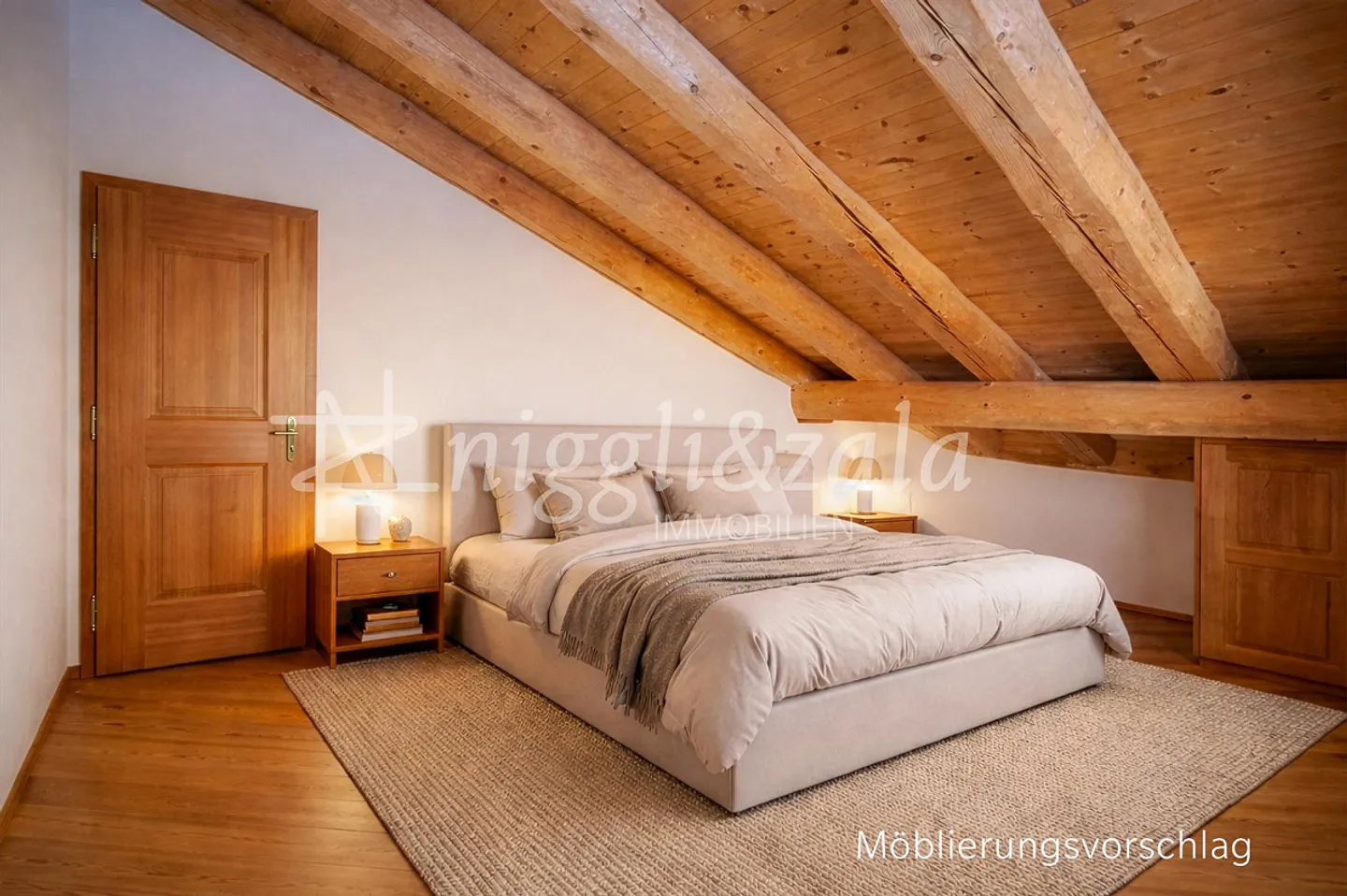 Sunny attic apartment with alpine flair and breathtaking view - Photo 4 of 6