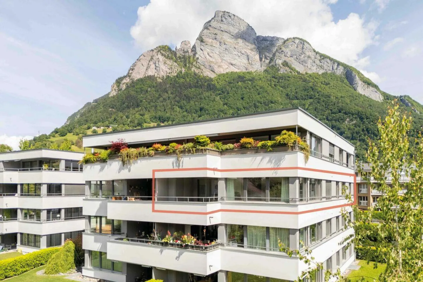 Modernes Apartment in Sargans - Foto 1 von 12