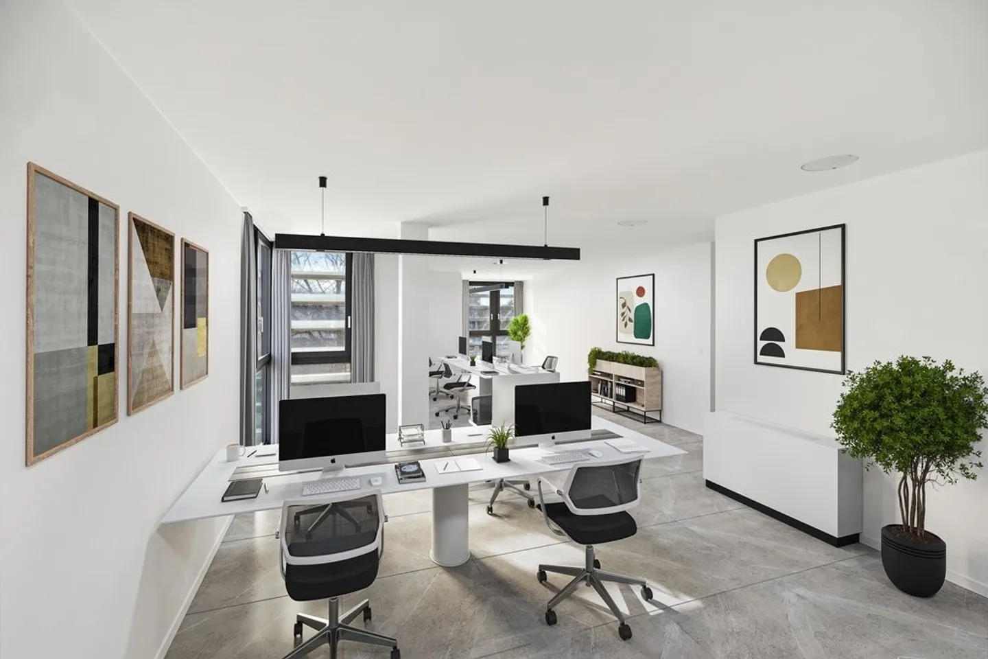 Doppelstöckige Bürofläche an Toplage in Muttenz - Foto 3 von 12