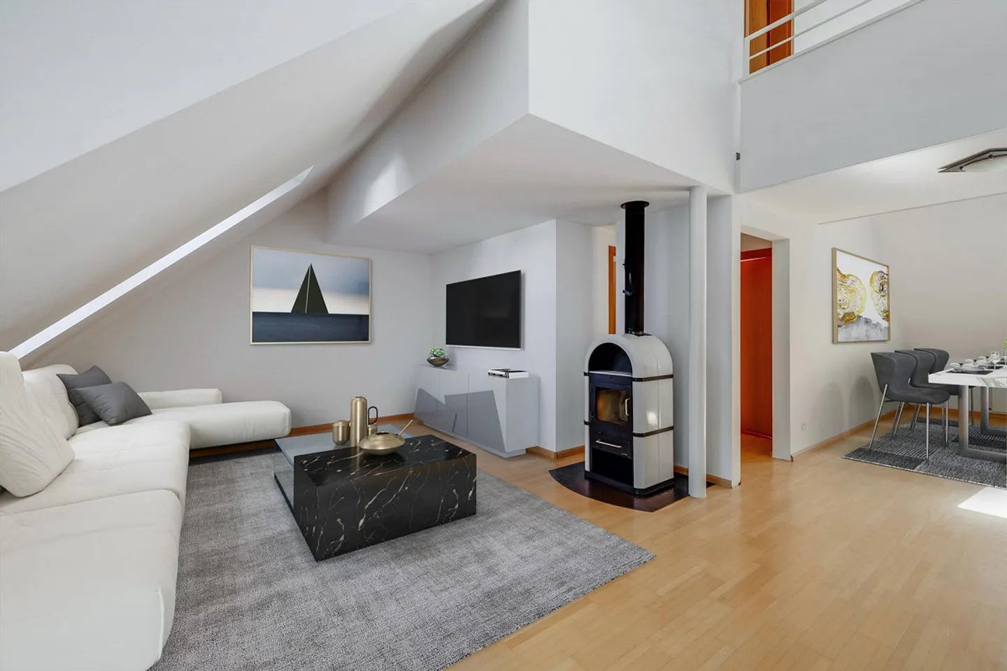 Geräumige Dachmaisonette in Binningen - Foto 1 von 5