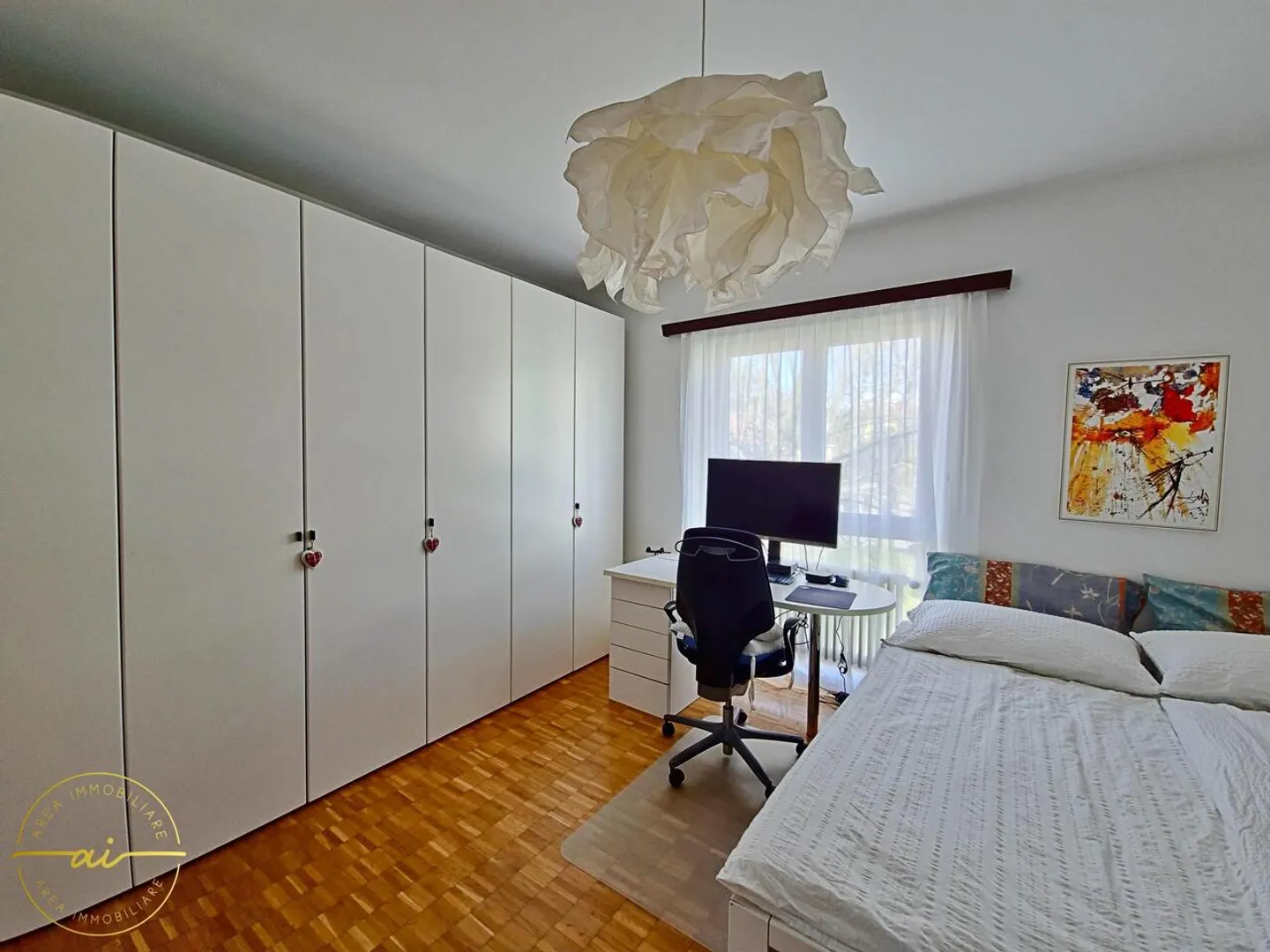 GERÄUMIGE 3.5 ZIMMER MIT PANORAMABLICK IN MASSAGNO - Foto 9 von 11