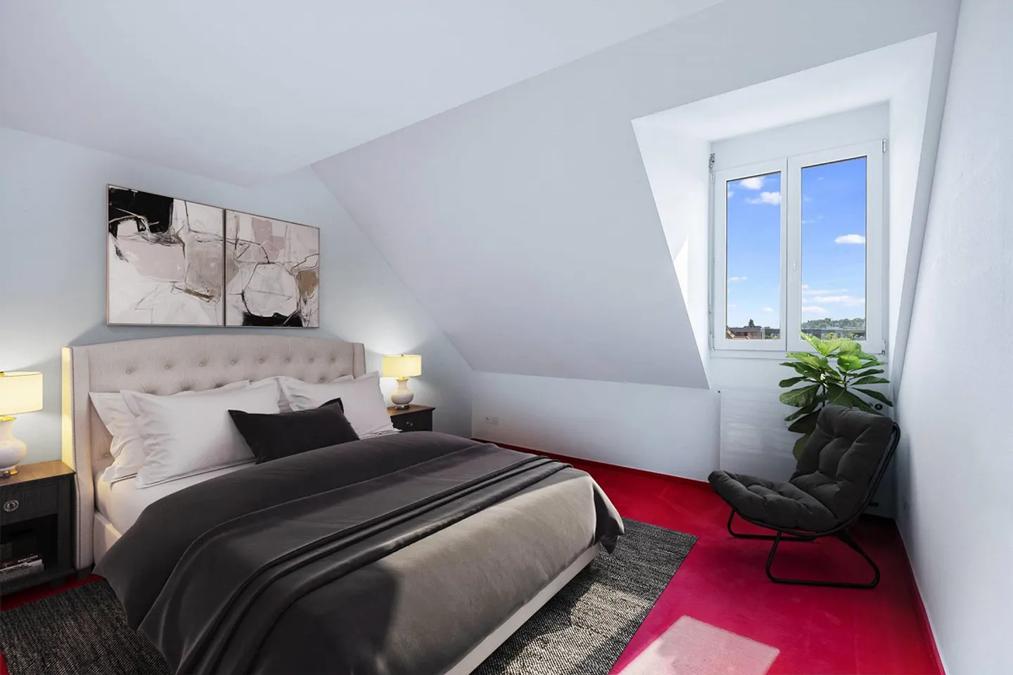 Geräumige Dachmaisonette in Binningen - Foto 3 von 5