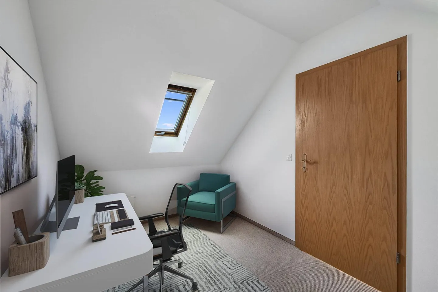 Geräumige Dachmaisonette in Binningen - Foto 4 von 5