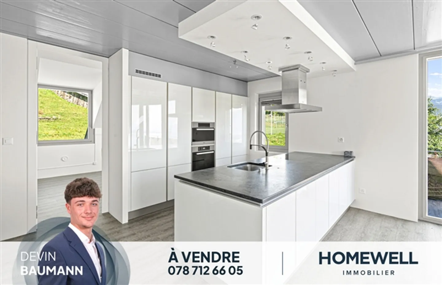 «Elegant renovierte Wohnung mit herrlichem Blick auf den See» - Foto 1 von 10