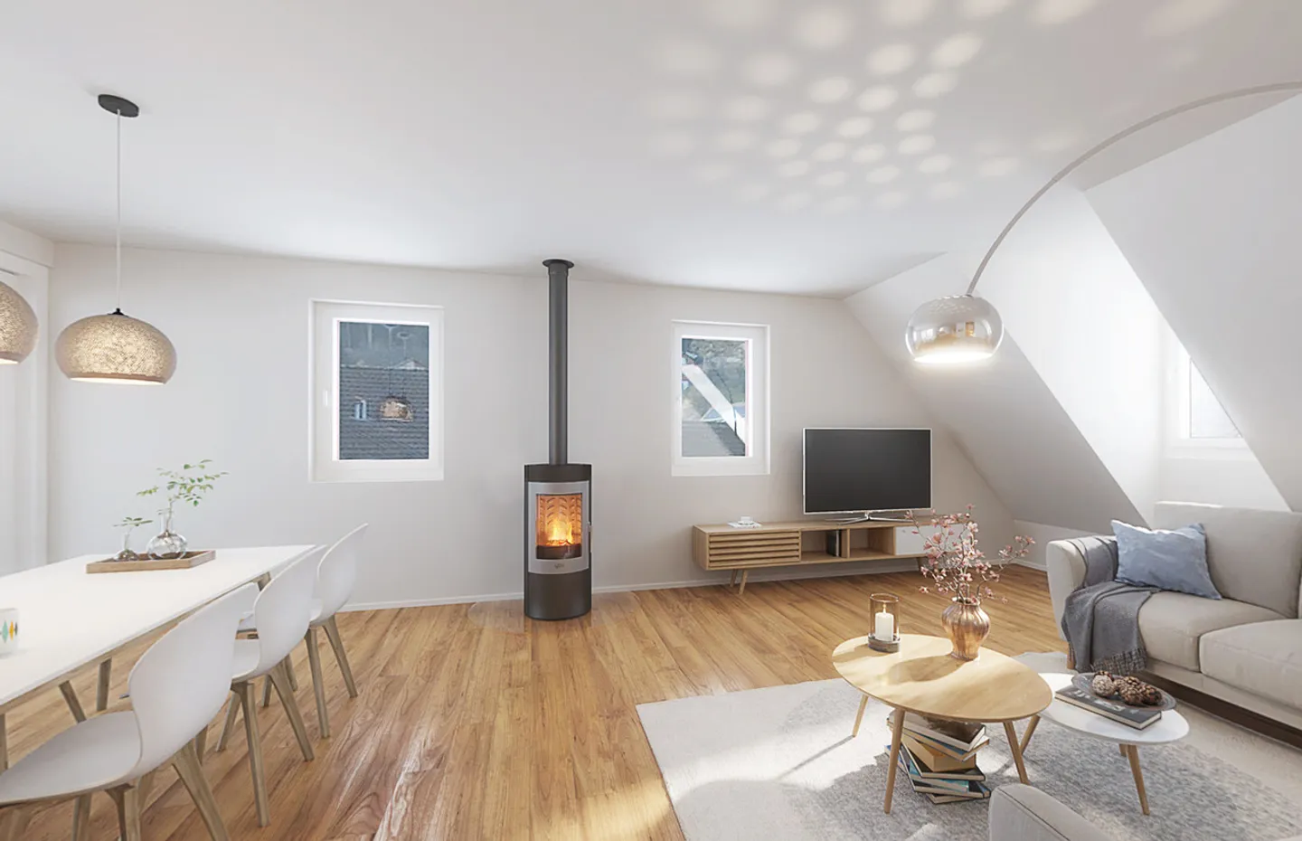 4½-Zimmer-Maisonette-Wohnung mit Atelier in Ettingen - Foto 6 von 17