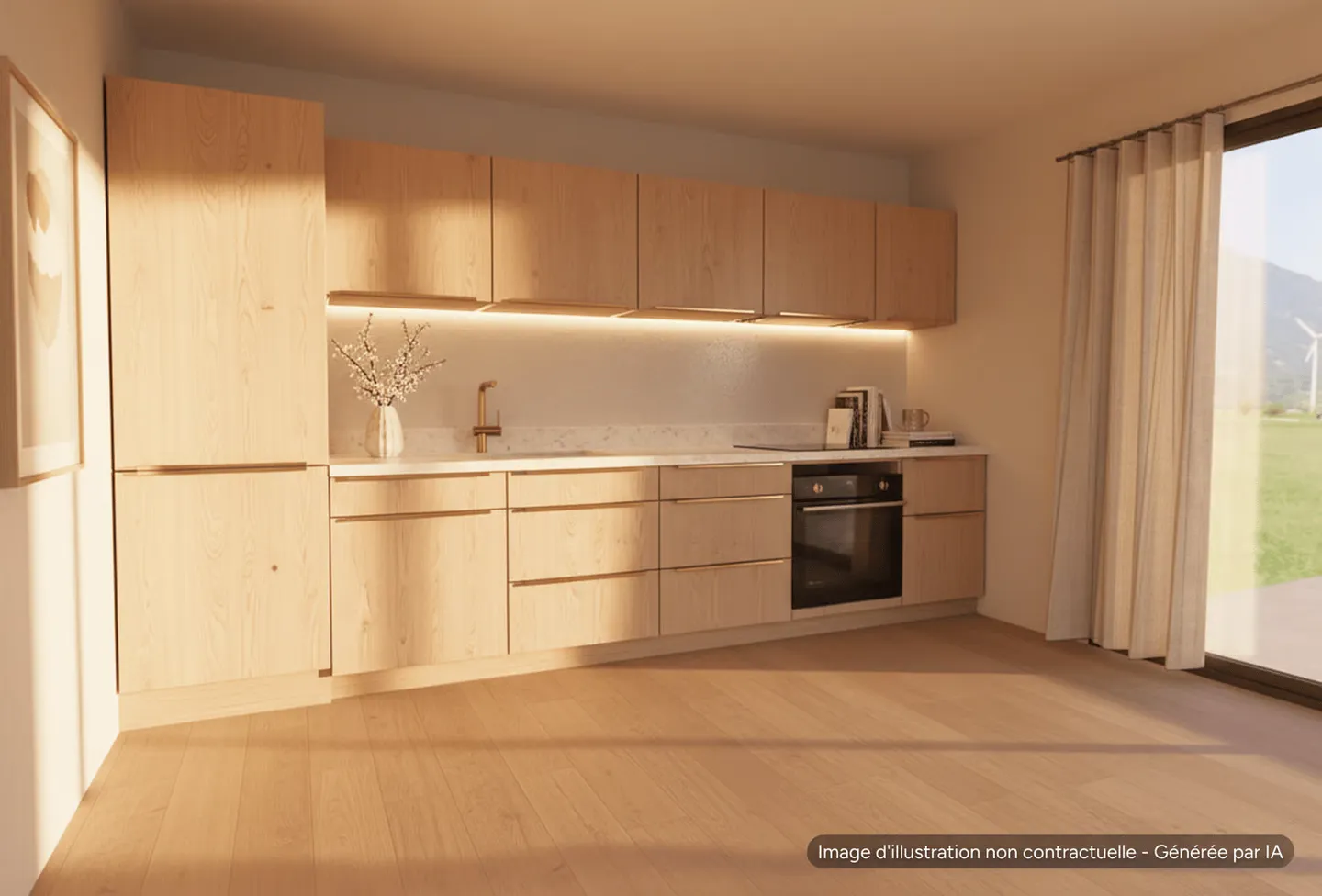 Nouvel appartement de 4,5 pièces avec grand balcon - Photo 2 sur 7