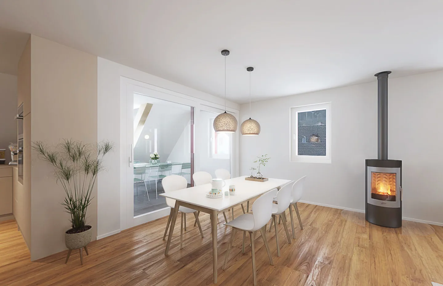 4½-Zimmer-Maisonette-Wohnung mit Atelier in Ettingen - Foto 7 von 17