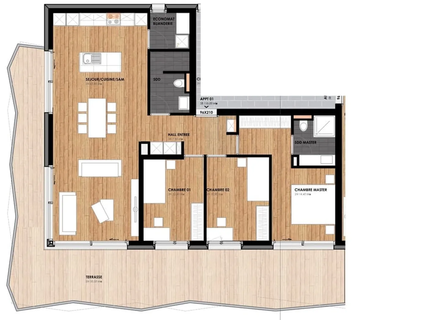 Wunderschöne 4,5-Zimmer-Wohnung ideal gelegen in Leytron/VS - Foto 5 von 9