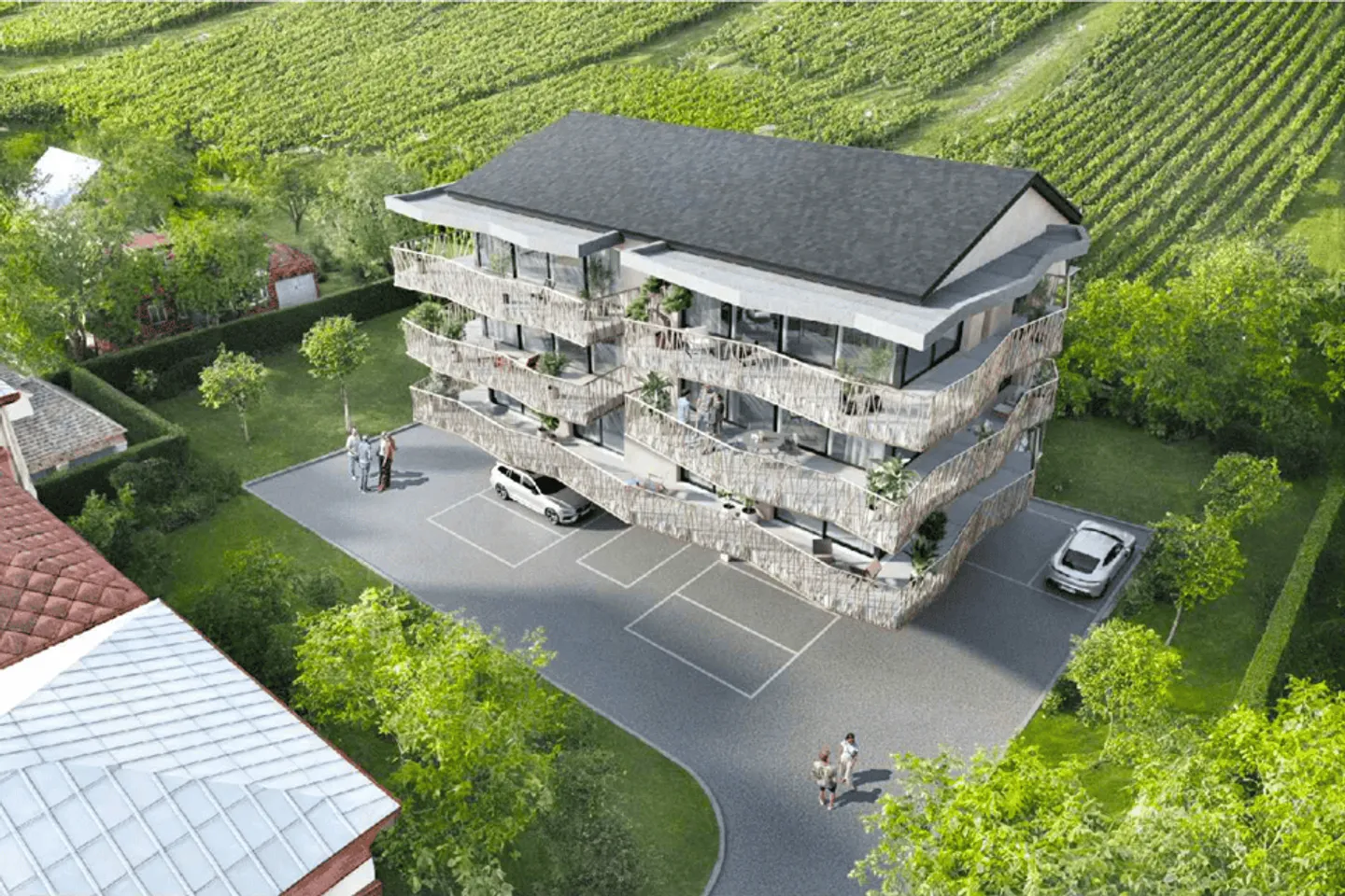 Wunderschöne 4,5-Zimmer-Wohnung ideal gelegen in Leytron/VS - Foto 1 von 9