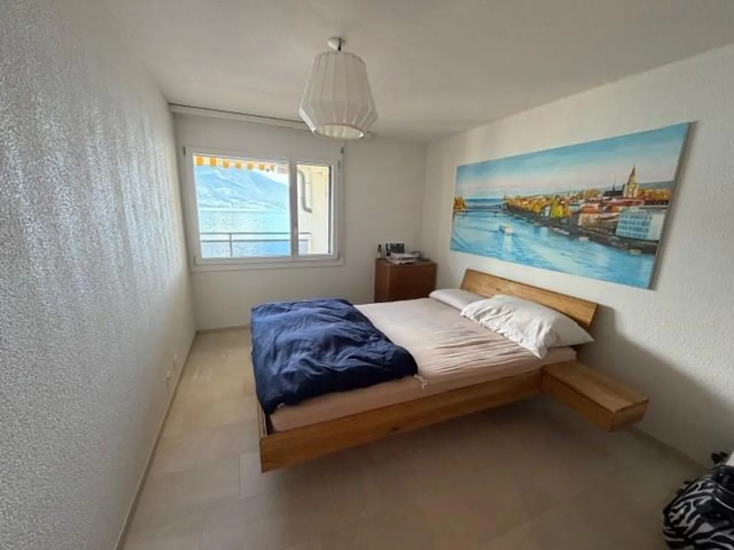 Appartement lumineux de 2,5 pièces avec accès direct au lac, balcon et vue sur le lac - Photo 4 sur 6