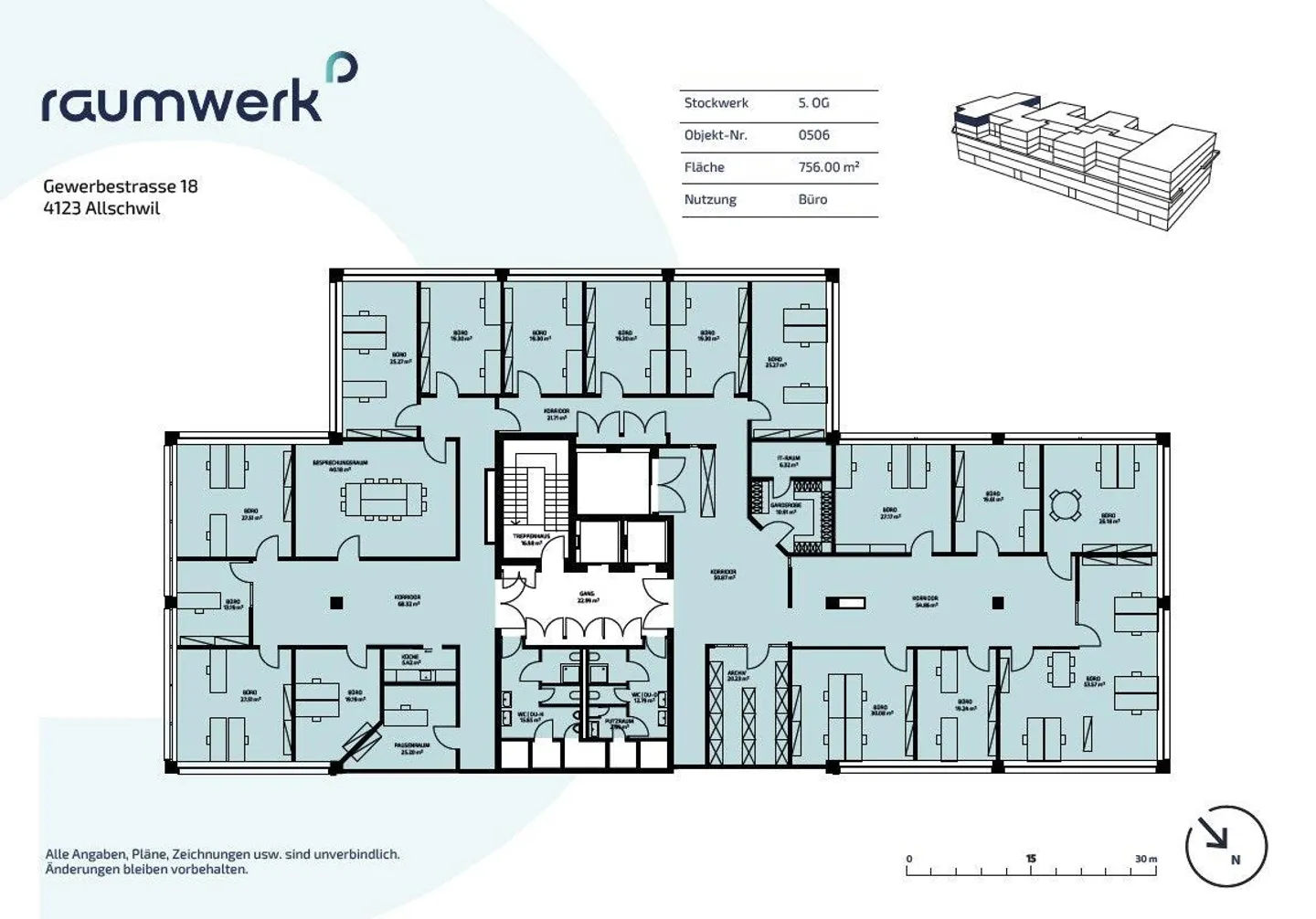 Diverse office spaces for rent from 750 m² - Photo 9 of 9