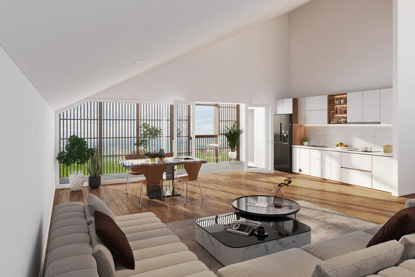 Dachgeschoss mit fantastischer Deckenhöhe - 3,5 Zimmer à 103 m2! - Foto 3 von 8