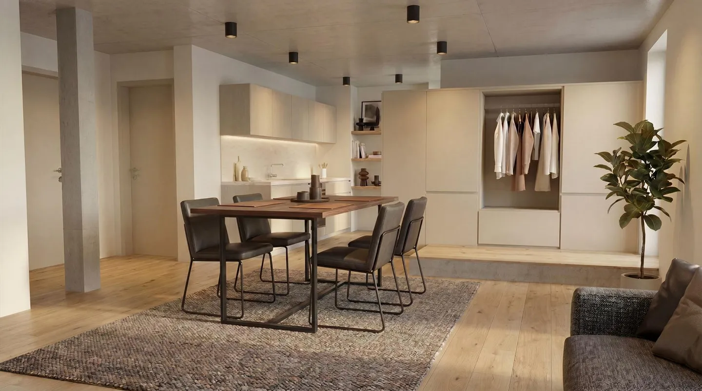 A Residential Gem in the Village Center – Exclusive 3.5-Room Apartment - Photo 1 of 4