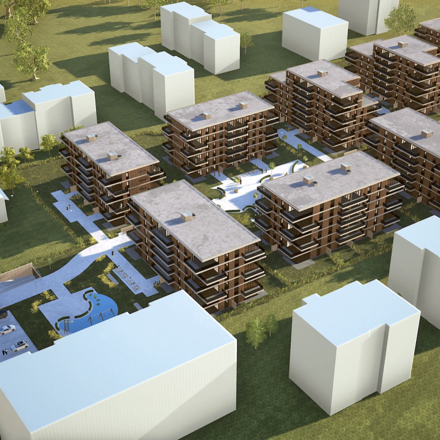 Residences in the Park of La Sorne - Delémont - Photo 1 of 2