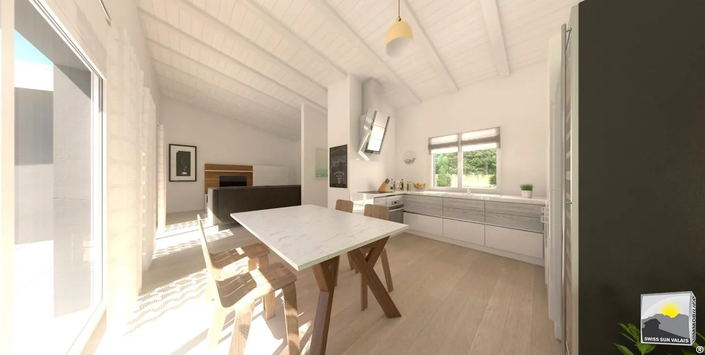VALAIS / Ich bin "INFINITY" Magnifique villa PLAIN-PIED à bâtir 3.5 pc - Foto 5 von 21