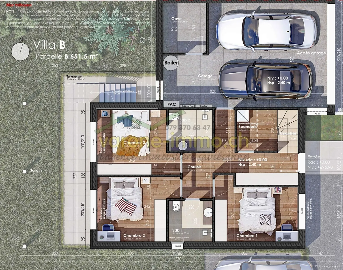 Les Prairies de Diolly - Deux villas d'exception de 5,5 pièces - Photo 10 sur 11