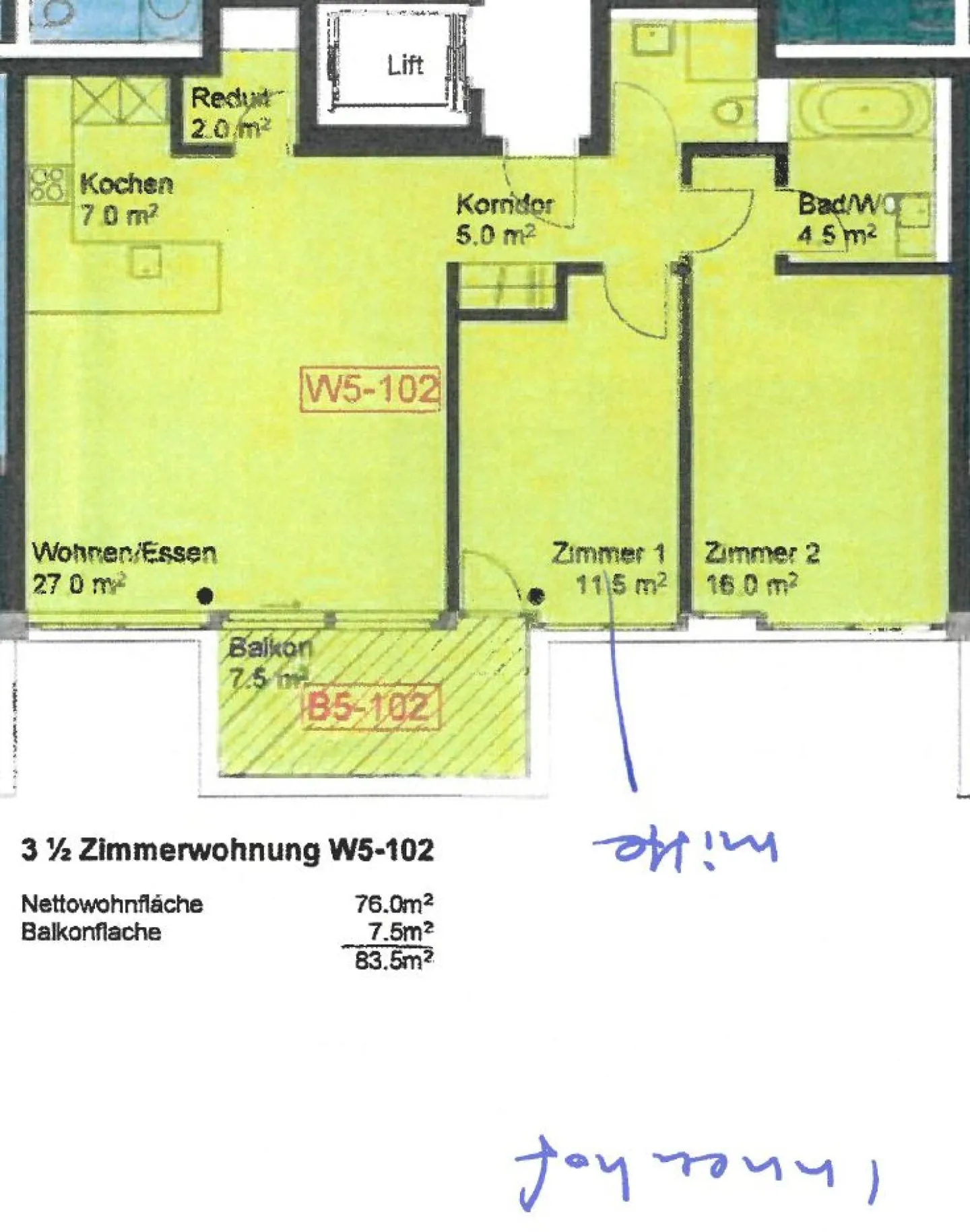 Modern, courtyard-facing 3.5-room apartment with balcony in the Iselin district - Photo 10 of 10