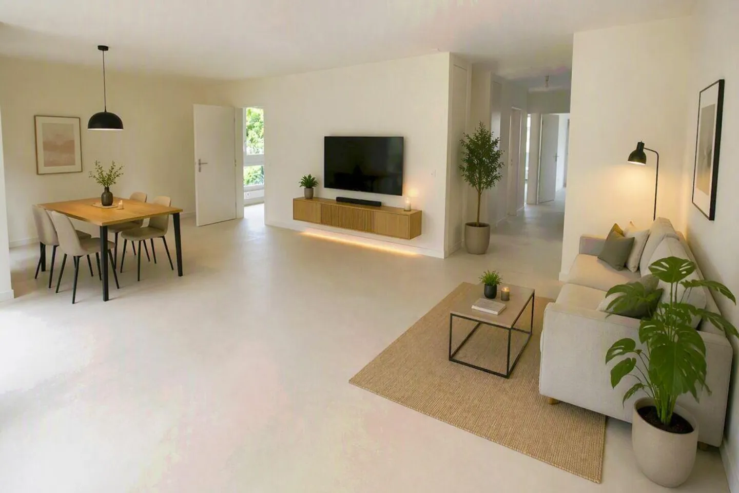 Moderne Wohnung mit zwei Balkonen - Foto 3 von 13