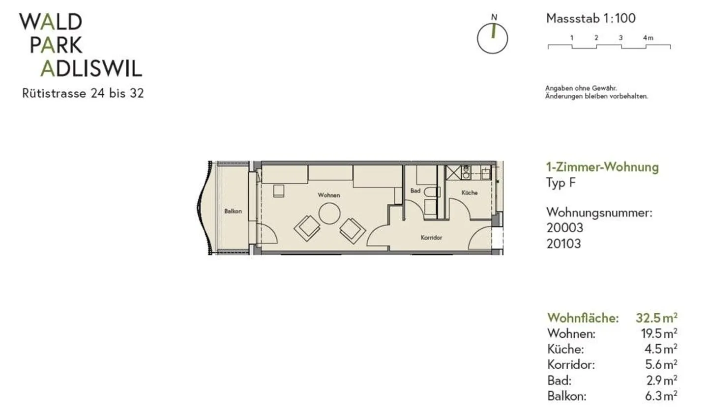 Renovierte Wohnung in ruhiger Lage - Foto 6 von 6