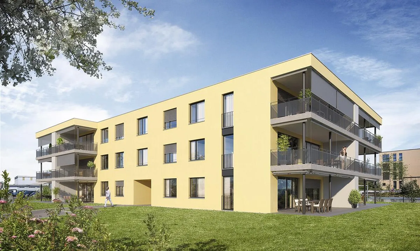 Spacious, modern 3.5-room apartment in Emmen - Photo 1 of 9
