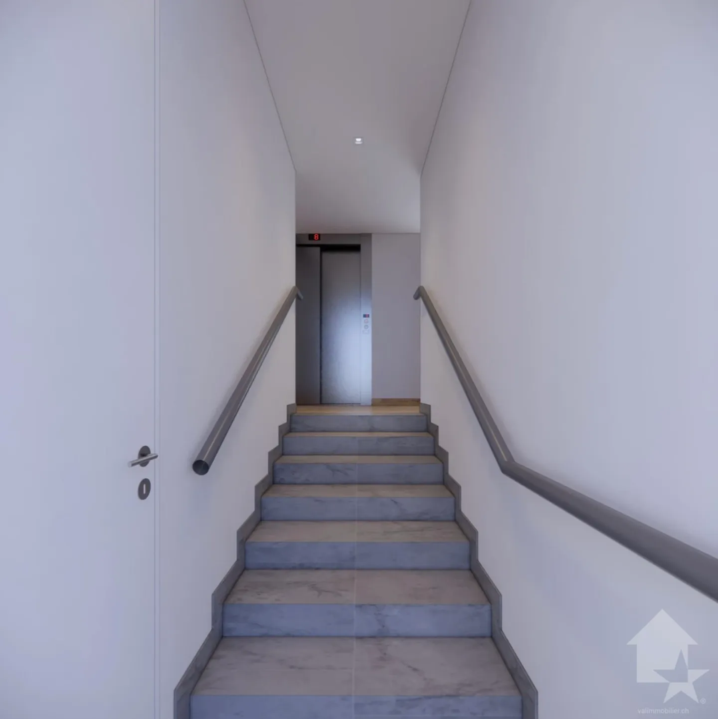 Penthouse of 4.5 rooms very well located with balcony and terrace - Photo 10 of 19