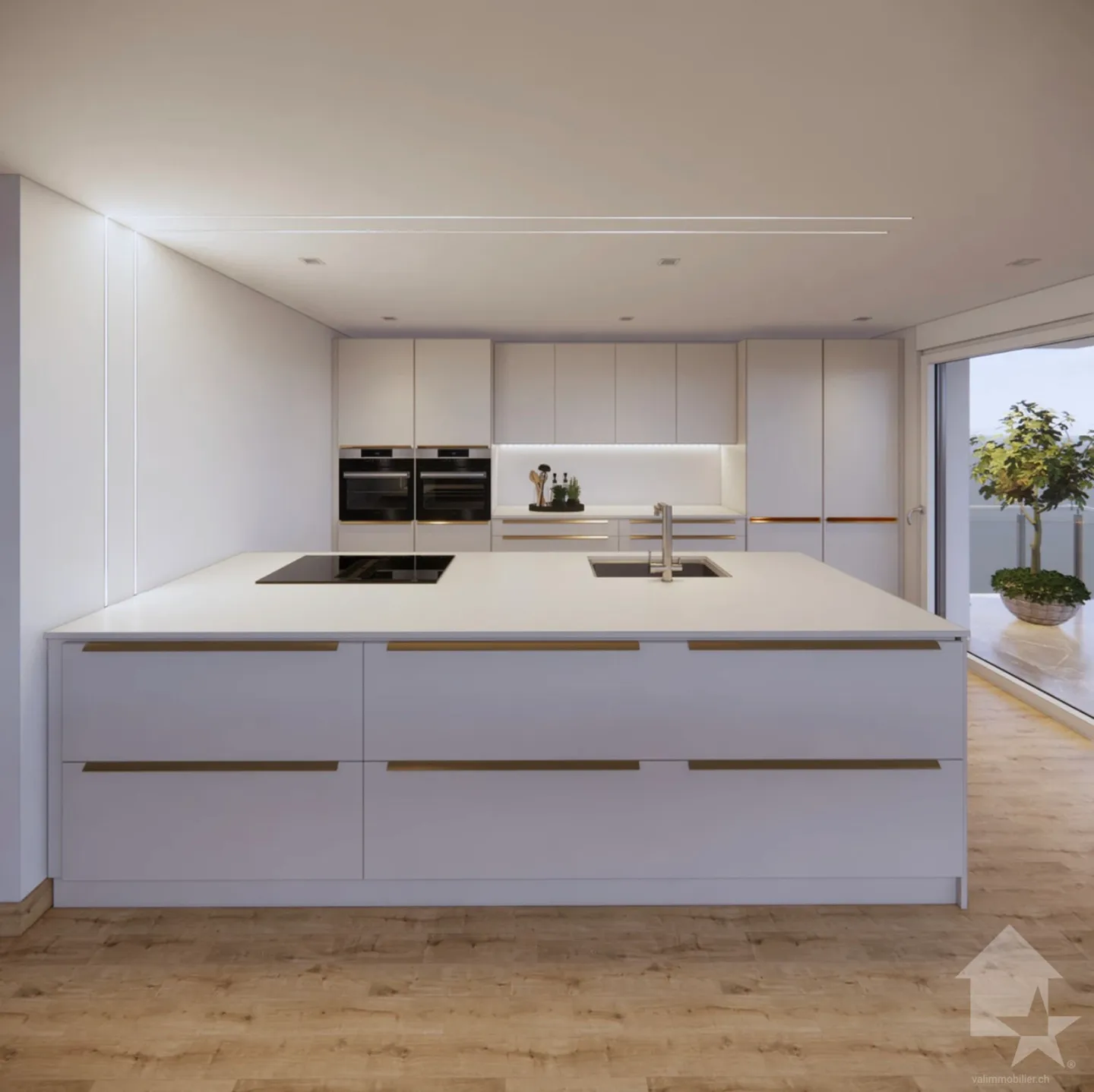 Penthouse of 4.5 rooms very well located with balcony and terrace - Photo 11 of 19