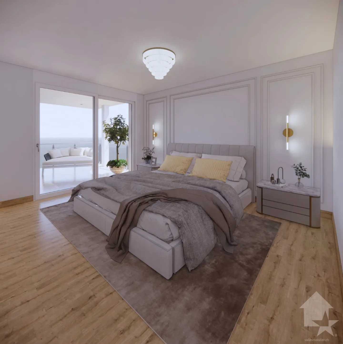 Penthouse of 4.5 rooms very well located with balcony and terrace - Photo 13 of 19