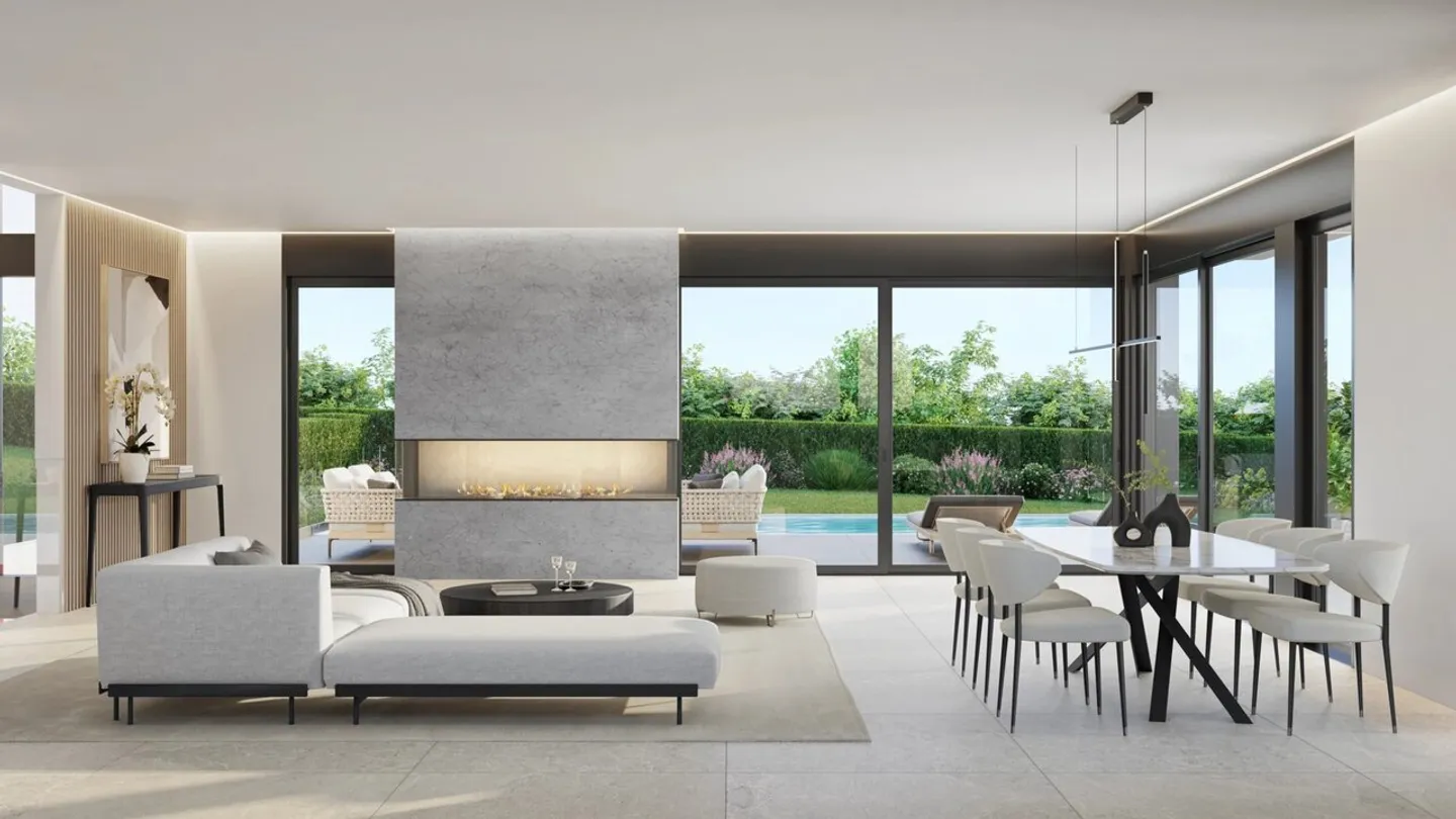 Connétable 3, Villa neuve avec vue lac à Cologny - Photo 3 sur 13