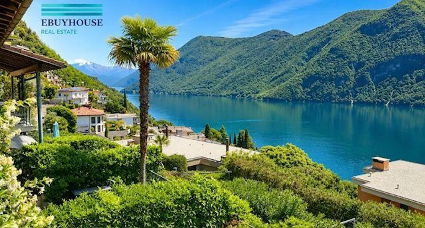 Maison mitoyenne avec vue sur le lac et jardin privé - Photo 1 sur 24