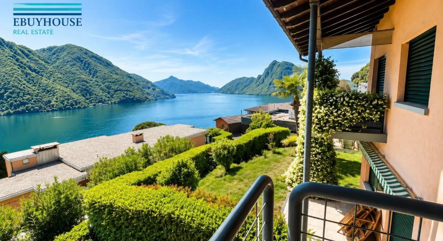 Maison mitoyenne avec vue sur le lac et jardin privé - Photo 20 sur 24