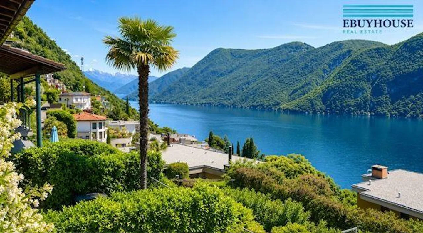 Maison mitoyenne avec vue sur le lac et jardin privé - Photo 24 sur 24