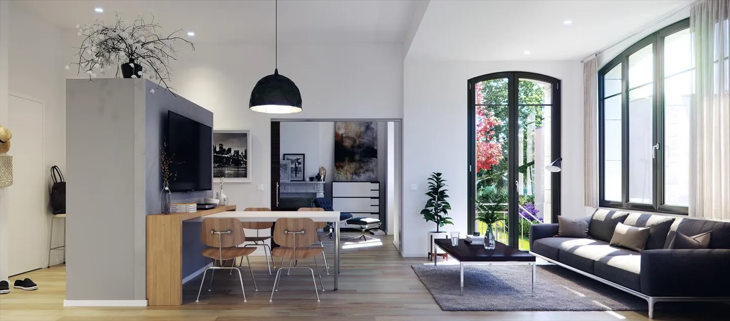 Appartamento duplex eccezionale in un ampio parco alberato - Foto 2 di 3