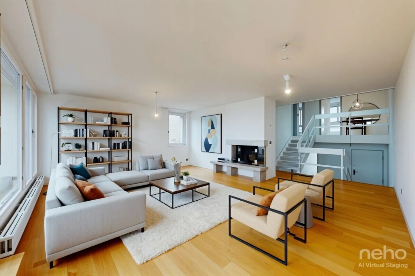 Duplex avec vue lac à Colombier - Photo 1 sur 12