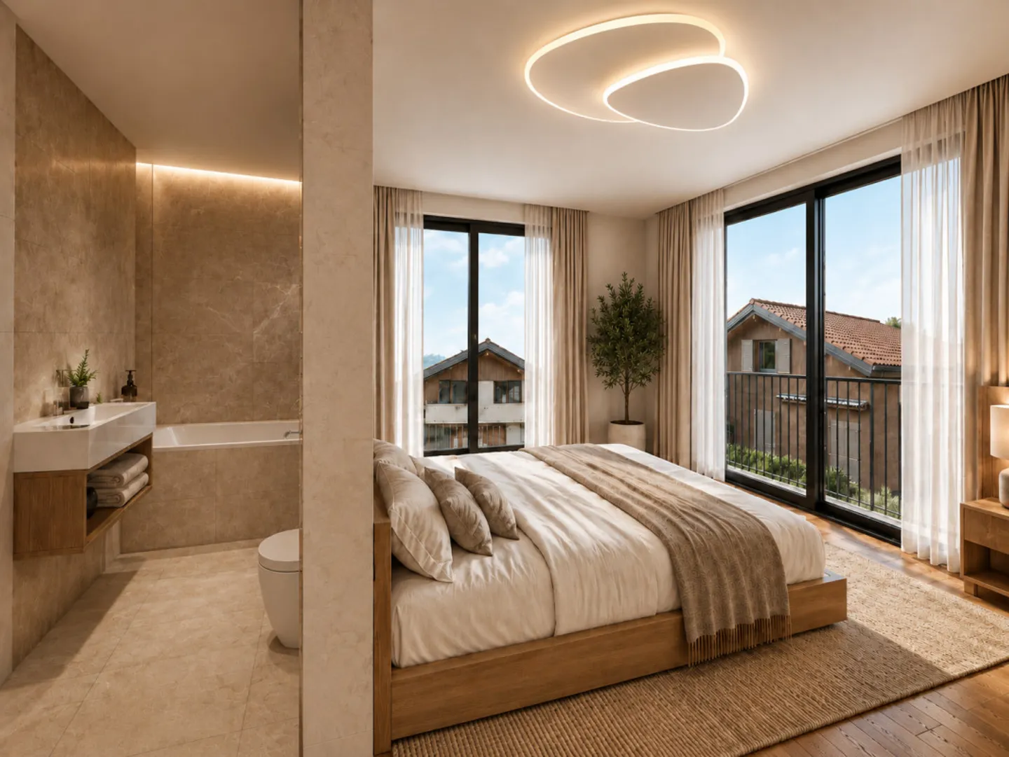 NEW - 95 m2 terraces and roof garden for this 5.5-room villa with 344 m2 usable area - Photo 10 of 13
