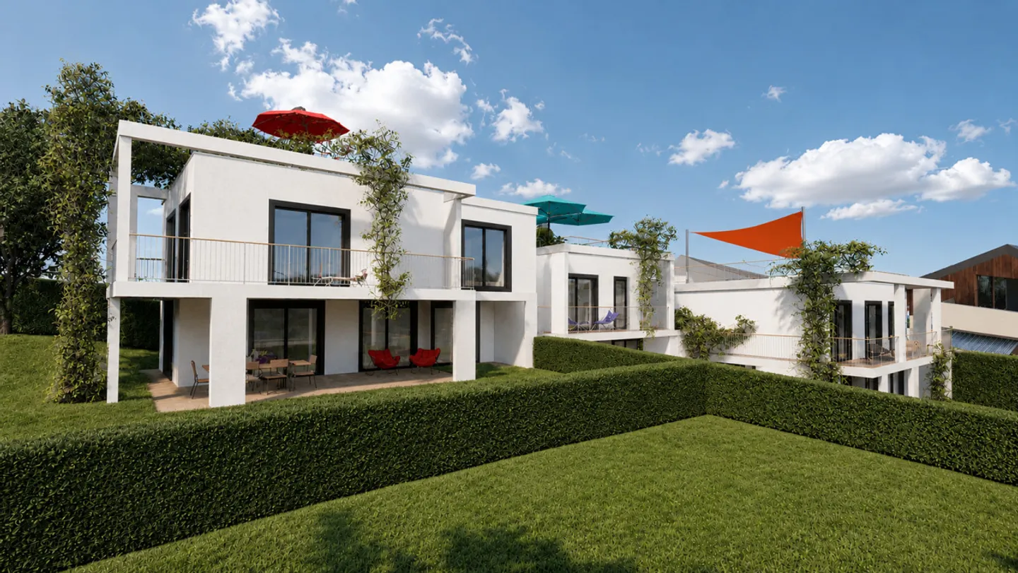 NEW - 95 m2 terraces and roof garden for this 5.5-room villa with 344 m2 usable area - Photo 12 of 13