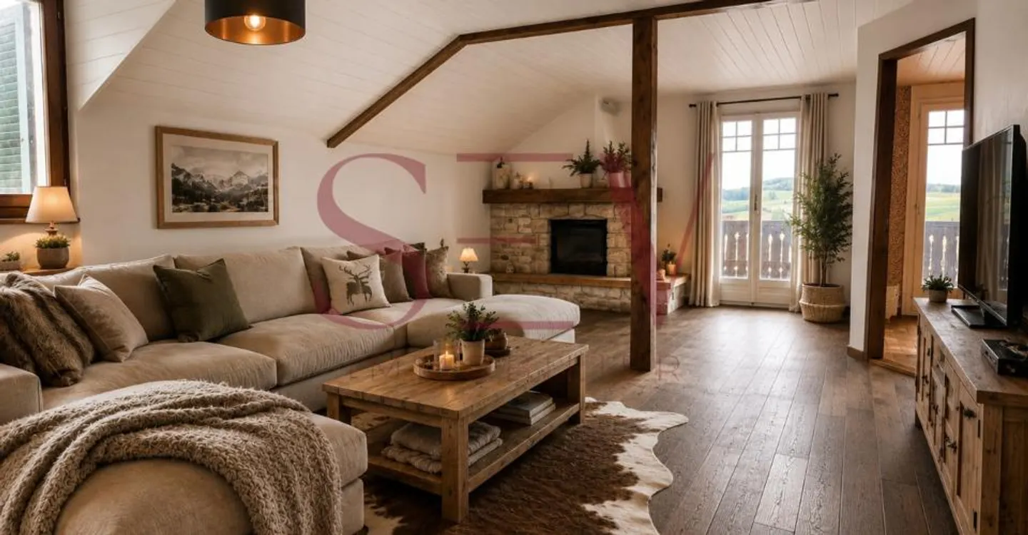 2 apartments of 3.5 rooms - Character chalet with unobstructed view - Photo 6 of 10