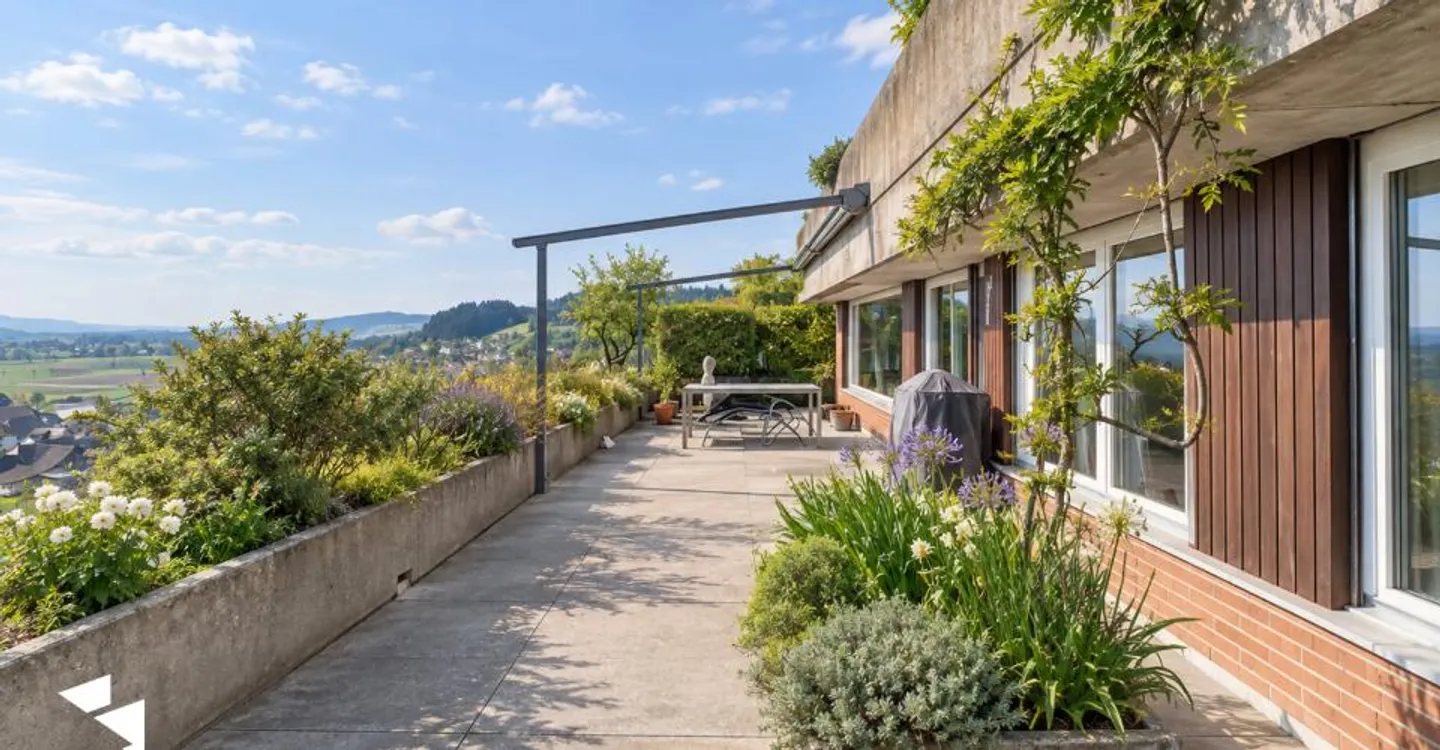 Fehr Real Estate - 5.5-Room Terrace House with Stunning Views - Photo 10 of 12
