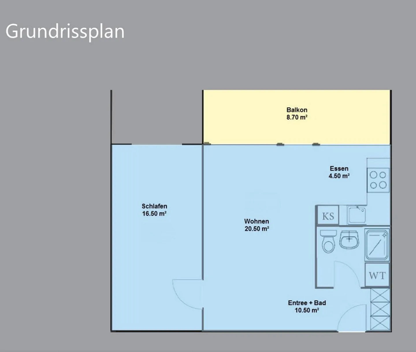 Charmante 2.5-Zimmer-Wohnung - Foto 9 von 9