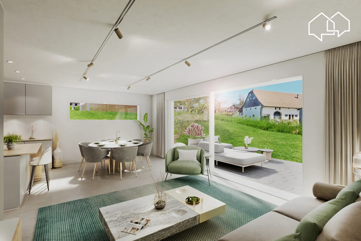Le Clos des Jordils - new 5.5 room villa - Lot A1 - Photo 5 of 8
