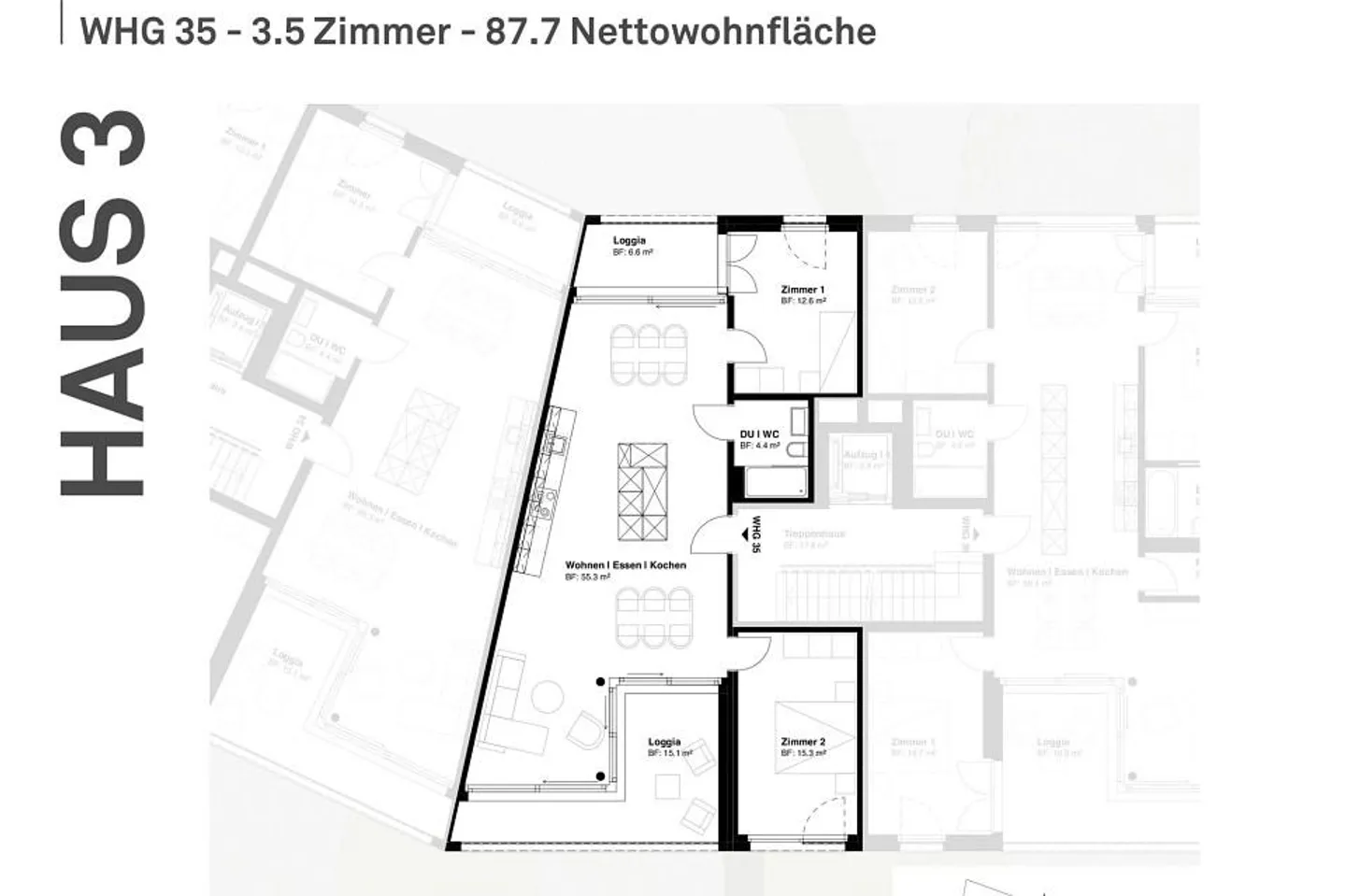 Modernes Apartment in Urtenen-Schönbühl - Foto 12 von 13