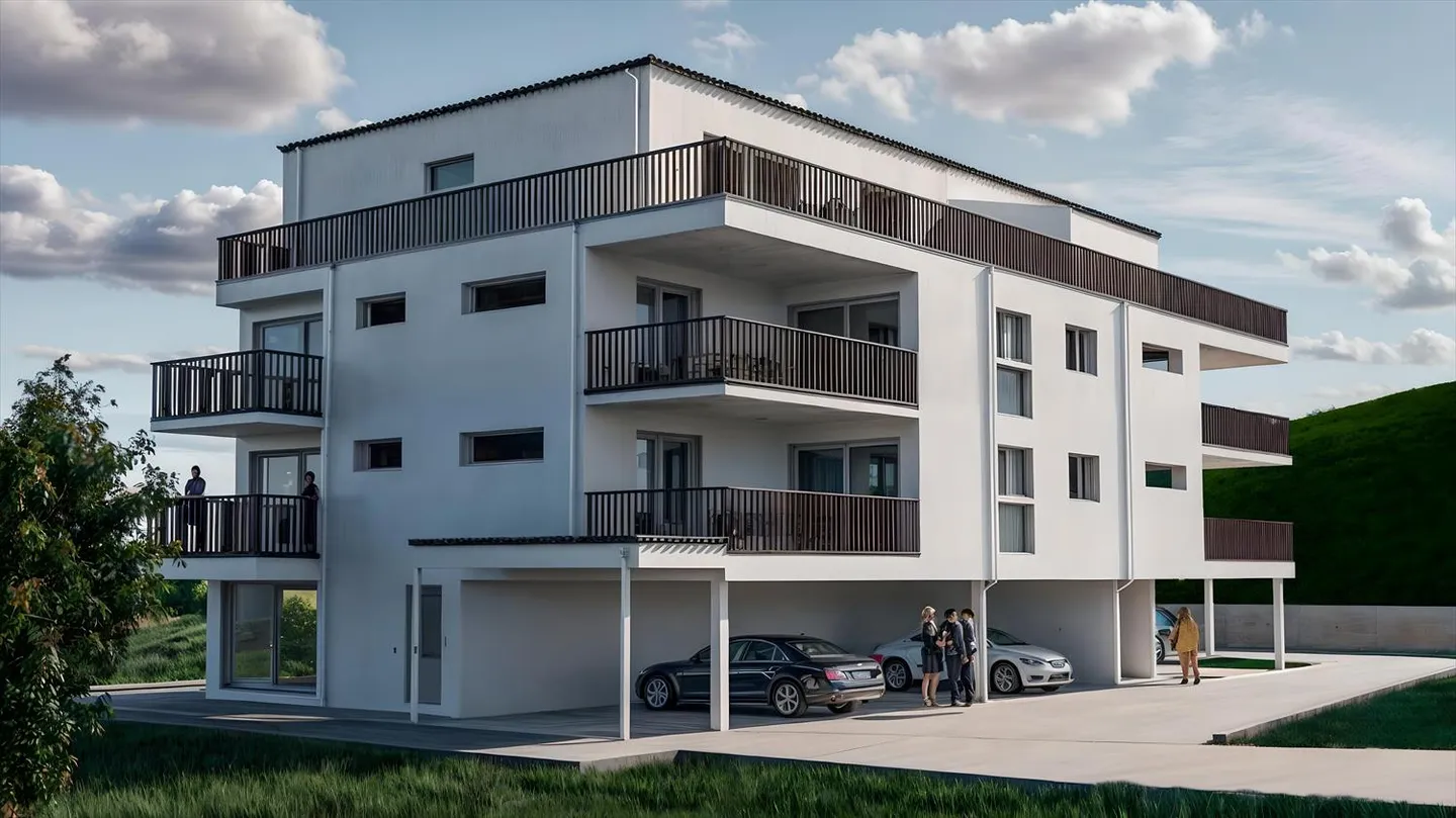 Appartamento moderno di 3,5 locali in nuovo edificio Minergie ad Attalens - Foto 5 di 7