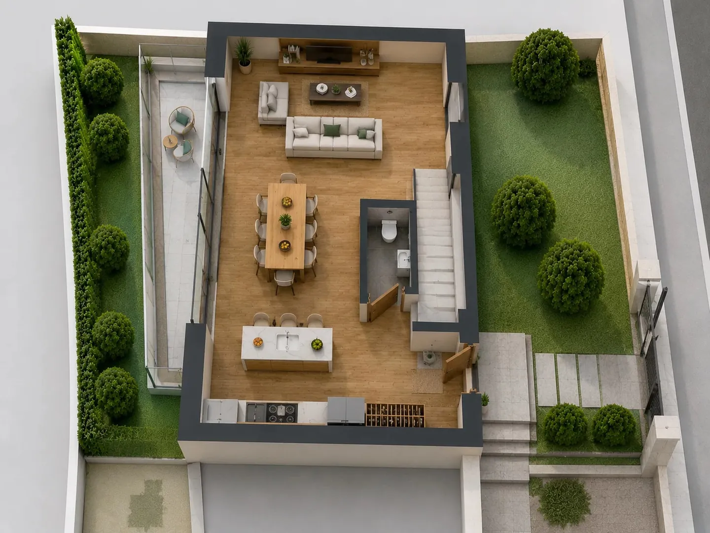 Villa contemporaine avec jardin - Photo 2 sur 5