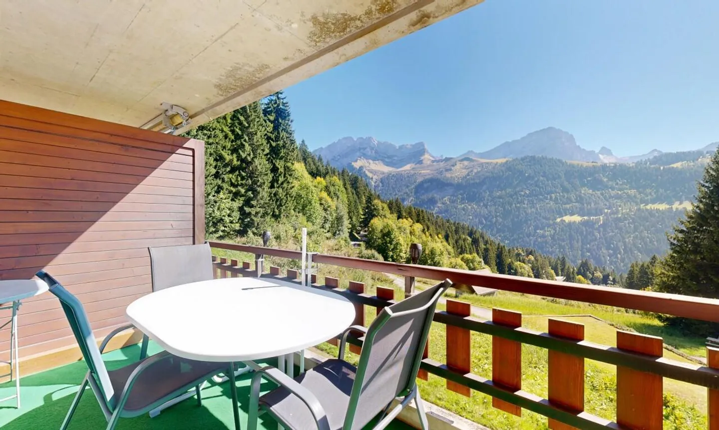 Magnifico appartamento di 3,5 stanze con vista sui Muverans e Dents du Midi - Gryon - Foto 2 di 11