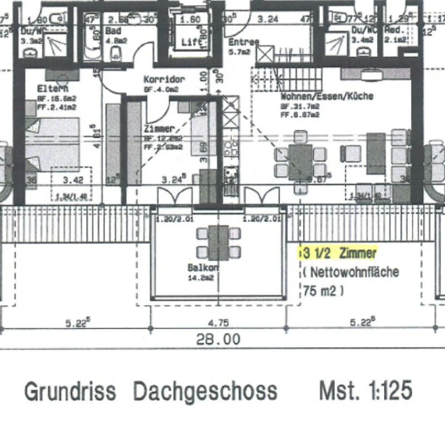 Vous cherchez un appartement de galerie de 3,5 pièces ? Jetez un œil ! - Photo 10 sur 11