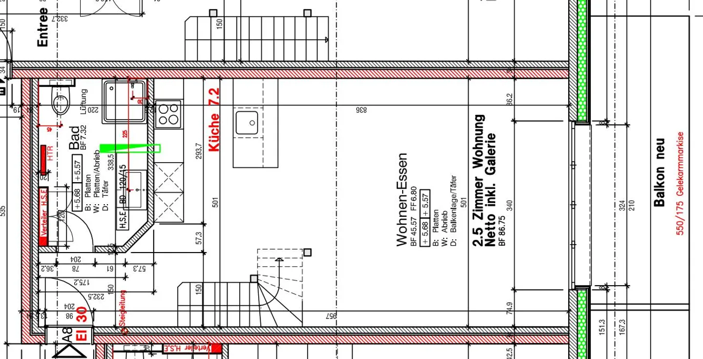 Generous 2.5 room apartment over two floors - Photo 9 of 10