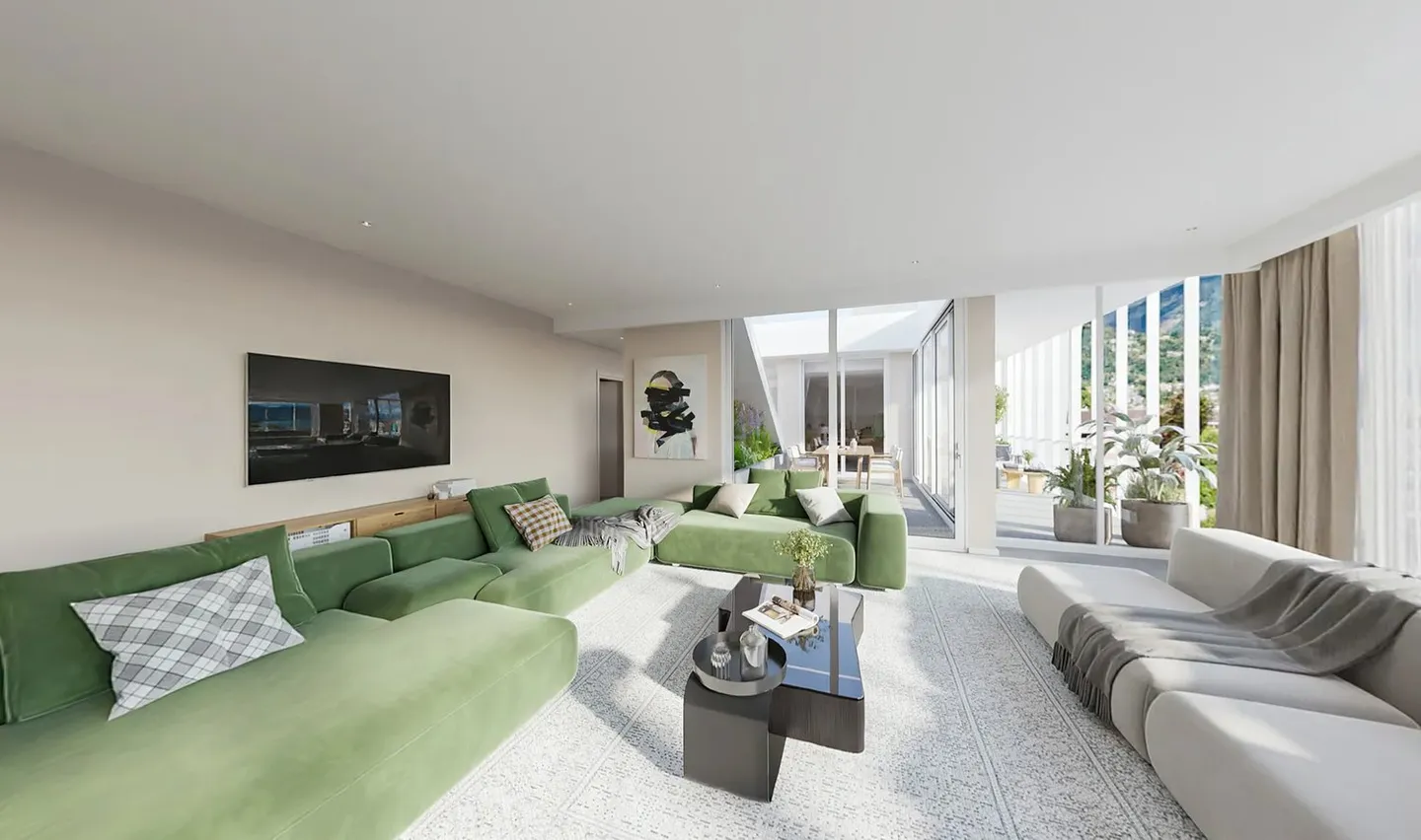 AUREA LAGO - Penthouse with 2.5 rooms and private panoramic terrace - Photo 3 of 24