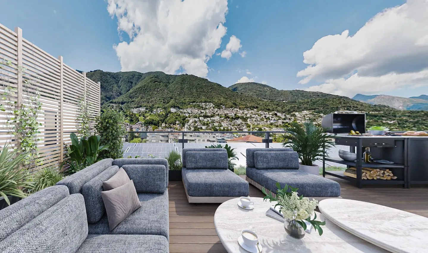 AUREA LAGO - Penthouse with 2.5 rooms and private panoramic terrace - Photo 16 of 24