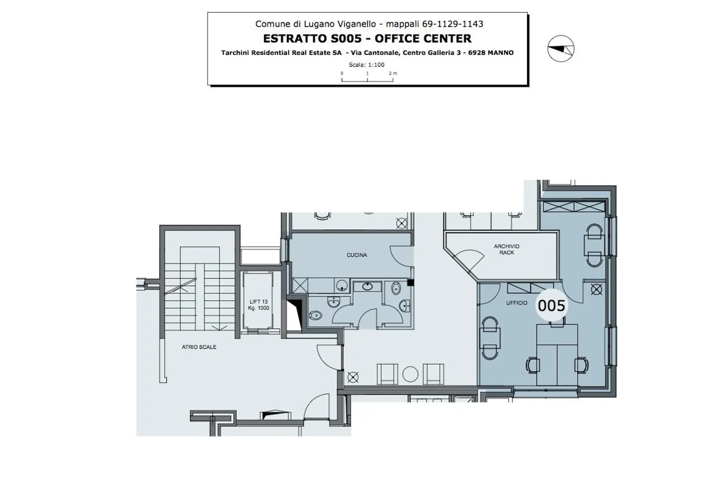 LUGANO VIGANELLO - OFFICE RENTALS FURNISHED FROM 15 TO 34 SQM - Photo 10 of 19