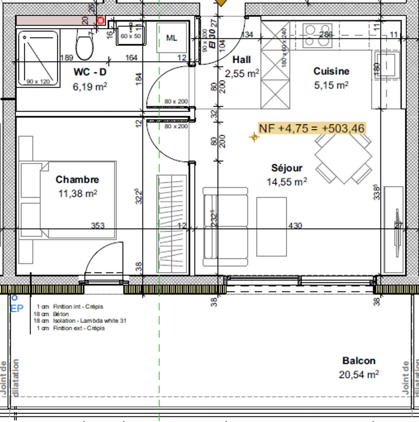 2.5 Room Apartment - Photo 7 of 7